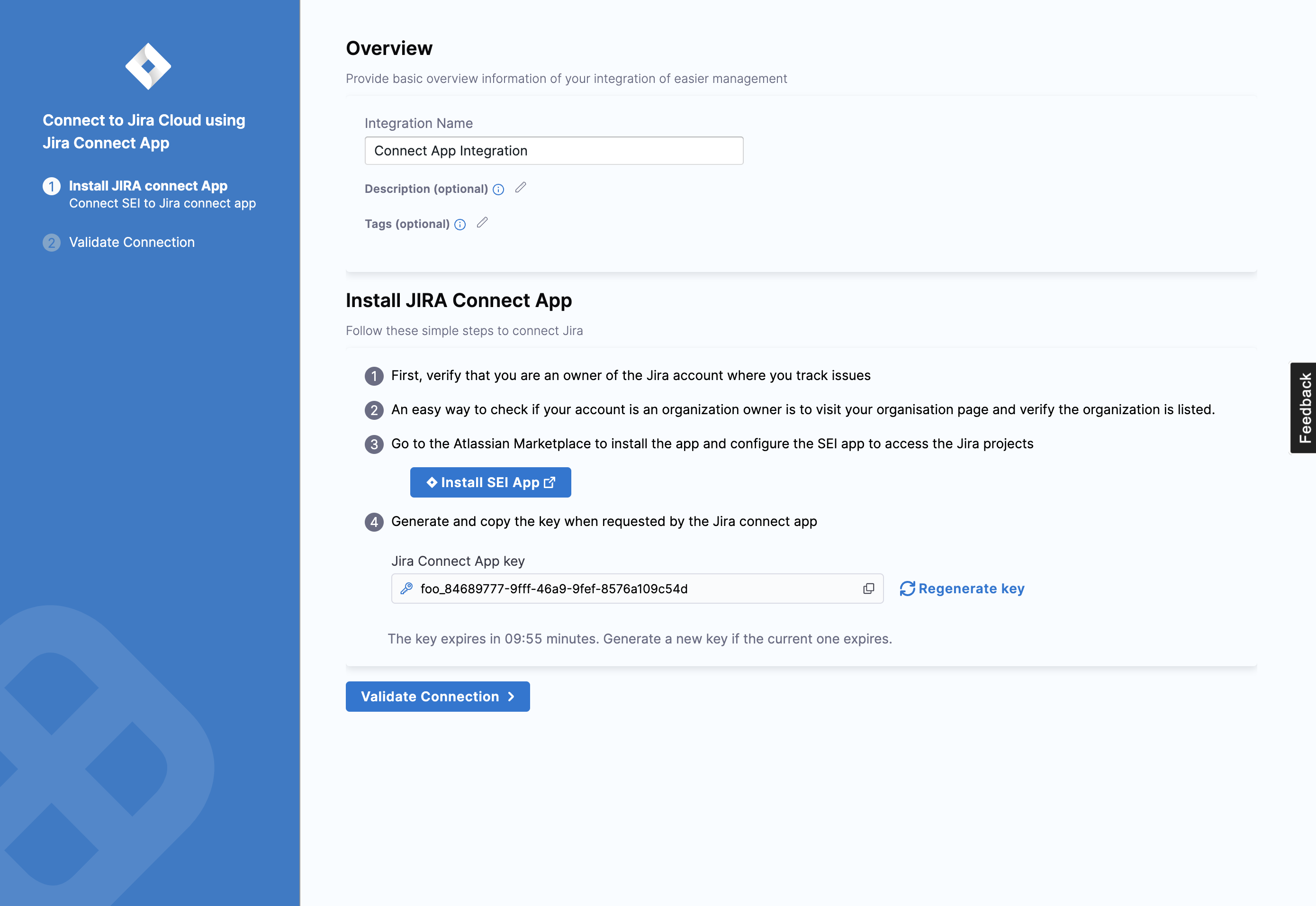Connect Configuration